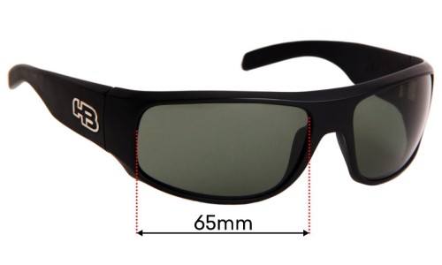 Sunglass Fix Replacement Lenses for Hot Buttered Rage - 65mm Wide 