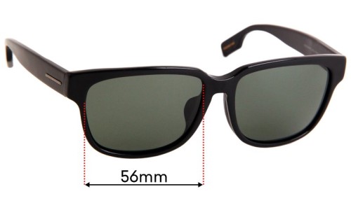 Sunglass Fix Replacement Lenses for Hugo Boss 0406/F/S - 56mm Wide 