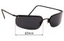 Sunglass Fix Replacement Lenses for Hugo Boss HB5789 - 63mm Wide 