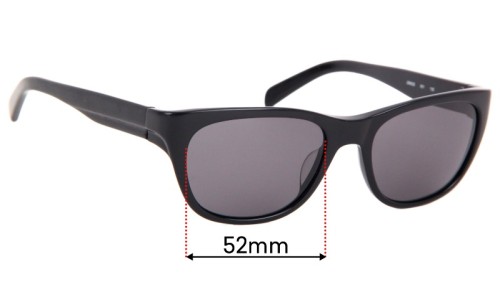 Sunglass Fix Replacement Lenses for Bailey Nelson  JS662S - 52mm Wide 