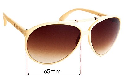 Jimmy Choo Aster/S Replacement Lenses 65mm wide 