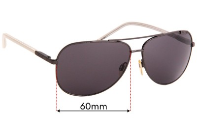Just Cavalli JC155S Replacement Lenses 60mm wide 