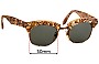 Sunglass Fix Replacement Lenses for L.A.Eyeworks Gigantor - 50mm Wide 