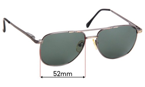 Sunglass Fix Replacement Lenses for Legacy MM5020 - 52mm Wide 