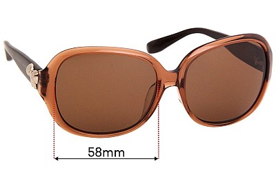 Marc by Marc Jacobs MMJ 210/F/S Ersatzgläser 58mm wide 