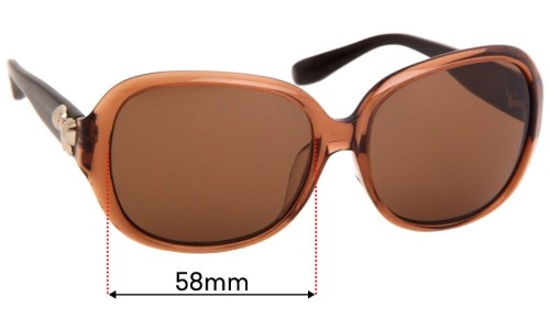 Sunglass Fix Replacement Lenses for Marc by Marc Jacobs MMJ 210/F/S - 58mm Wide 