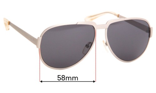 Marc by Marc Jacobs MMJ 193/S Replacement Lenses 58mm wide 