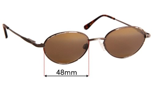 Sunglass Fix Replacement Lenses for Maui Jim MJ146 Coral Reef - 48mm Wide 