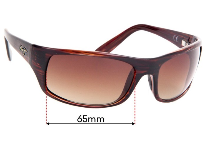 Polarized Replacement Lenses for Maui Jim Kaupo Gap MJ142 Sunglasses By APEX Lenses 
