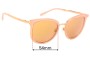 Sunglass Fix Replacement Lenses for Michael Kors MK1010 Adrianna I - 54mm Wide 
