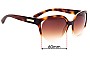 Sunglass Fix Verres de Remplacement pour Michael Kors MK6036 Mitzi II - 60mm Wide 