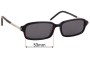 Sunglass Fix Replacement Lenses for Montblanc MB 115 - 53mm Wide 