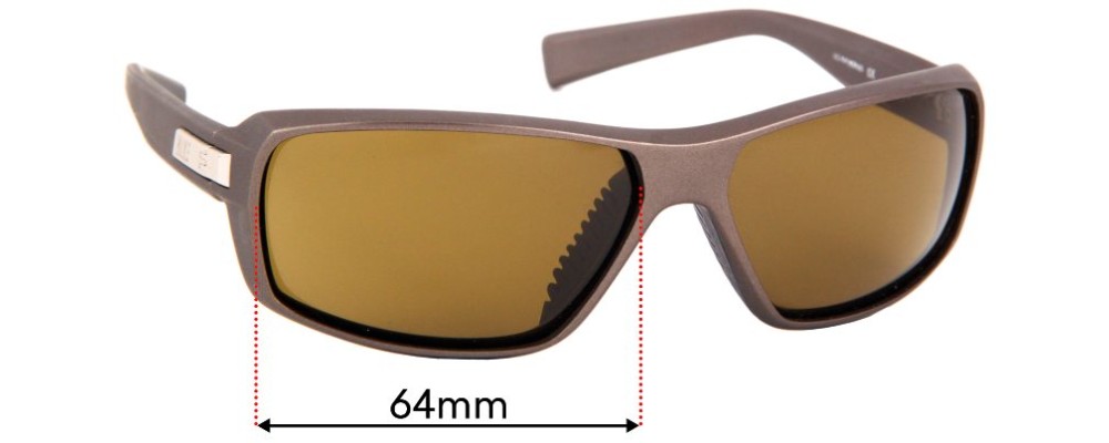 Sunglass Fix Replacement Lenses for Nike Mute - 64mm Wide