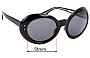 Sunglass Fix Ersatzgläser für Number Nine  Three - 51mm Wide 