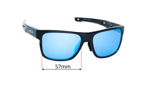 Sunglass Fix Replacement Lenses for Oakley Crossrange OO9371 (Asian Fit) - 57mm Wide 