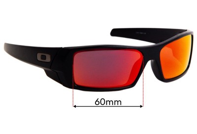 Oakley Gascan OO9014 Replacement Lenses 60mm wide 