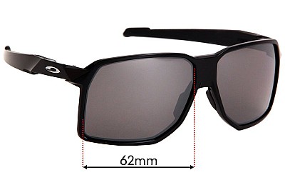 Oakley Portal OO9446 Verres de Remplacement 62mm wide 