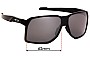 Sunglass Fix Verres de Remplacement pour Oakley Portal OO9446 - 62mm Wide 