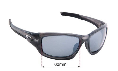 Sunglass Fix Replacement Lenses for Oakley Valve OO9236 - 60mm Wide 