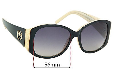 Oroton  Ashima Verres de Remplacement 56mm wide 