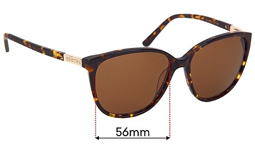 Sunglass Fix Replacement Lenses for Oroton  Lush - 56mm Wide 