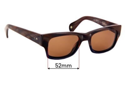 Paul Smith Cortland PM8191-S  Replacement Lenses 52mm wide 