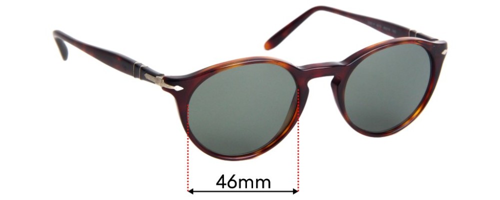 Sunglass Fix Replacement Lenses for Persol 3092-V - 46mm Wide