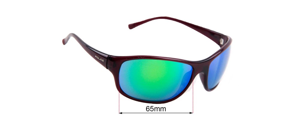 Police S1668 65mm Lentes de Repuesto Sunglass Fix™ EU