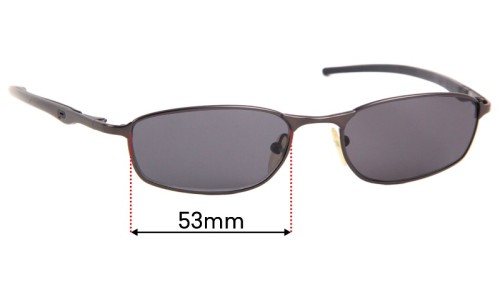 Sunglass Fix Replacement Lenses for Police S2880 - 53mm Wide 