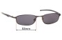 Sunglass Fix Replacement Lenses for Police S2880 - 53mm Wide 