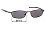 Sunglass Fix Ersatzgläser für Police S2880 - 53mm Wide 