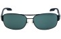 Prada SPS53NA Replacement Sunglass Lenses - 65mm Wide Front View 