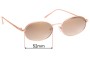 Sunglass Fix Replacement Lenses for Prive Revaux x Madelaine The Candy - 52mm Wide 