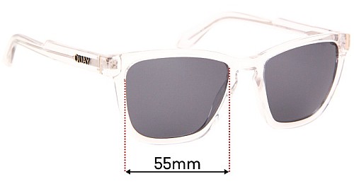 Quay Hardwire 55mm Replacement Lenses by Sunglass Fix™ display picture 1