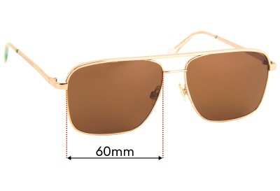 Quay Poster Boy Replacement Lenses 60mm wide 