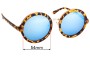 Sunglass Fix Replacement Lenses for Quay Smoke and Mirrors - 54mm Wide 