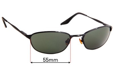 Ray Ban B&L W2963 Replacement Lenses 55mm wide 