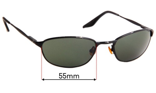 Ray Ban B&L W2963 Replacement Lenses 55mm wide 