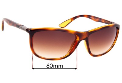 Ray Ban RB8351-M Replacement Lenses 60mm wide 