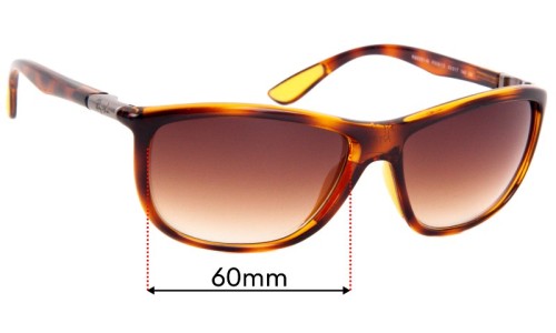 Sunglass Fix Replacement Lenses for Ray Ban RB8351-M - 60mm wide 
