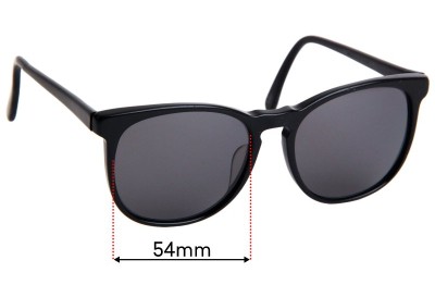 Ray Ban B&L Kissena Replacement Lenses 54mm wide 