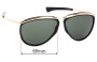 Sunglass Fix Replacement Lenses for Ray Ban RB2219 Olympian Aviator - 59mm Wide 