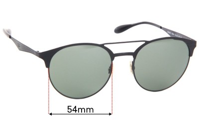 Ray Ban RB3545 Replacement Lenses 54mm wide 