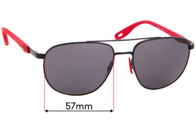 Ray Ban RB3659-M Replacement Lenses 57mm wide 