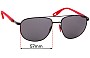Sunglass Fix Replacement Lenses for Ray-Ban RB3659-M - 57mm Wide 
