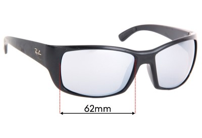 Ray Ban RB4149 Replacement Lenses 62mm wide 