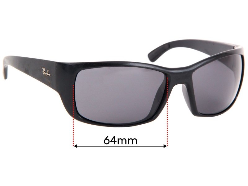performer Kvinde Robust Ray Ban RB4149 64mm Replacement Lenses