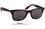 Sunglass Fix Replacement Lenses for Ray Ban RB4195-M Scuderia Ferrari Collection - 52mm Wide 