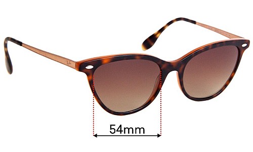 Sunglass Fix Replacement Lenses for Ray Ban RB4360  - 54mm Wide 