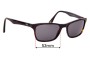Sunglass Fix Replacement Lenses for Ray Ban RB5279 - 53mm Wide 